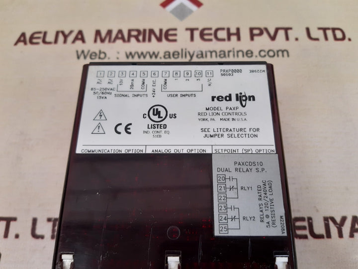 Red lion paxp0000 process input meter