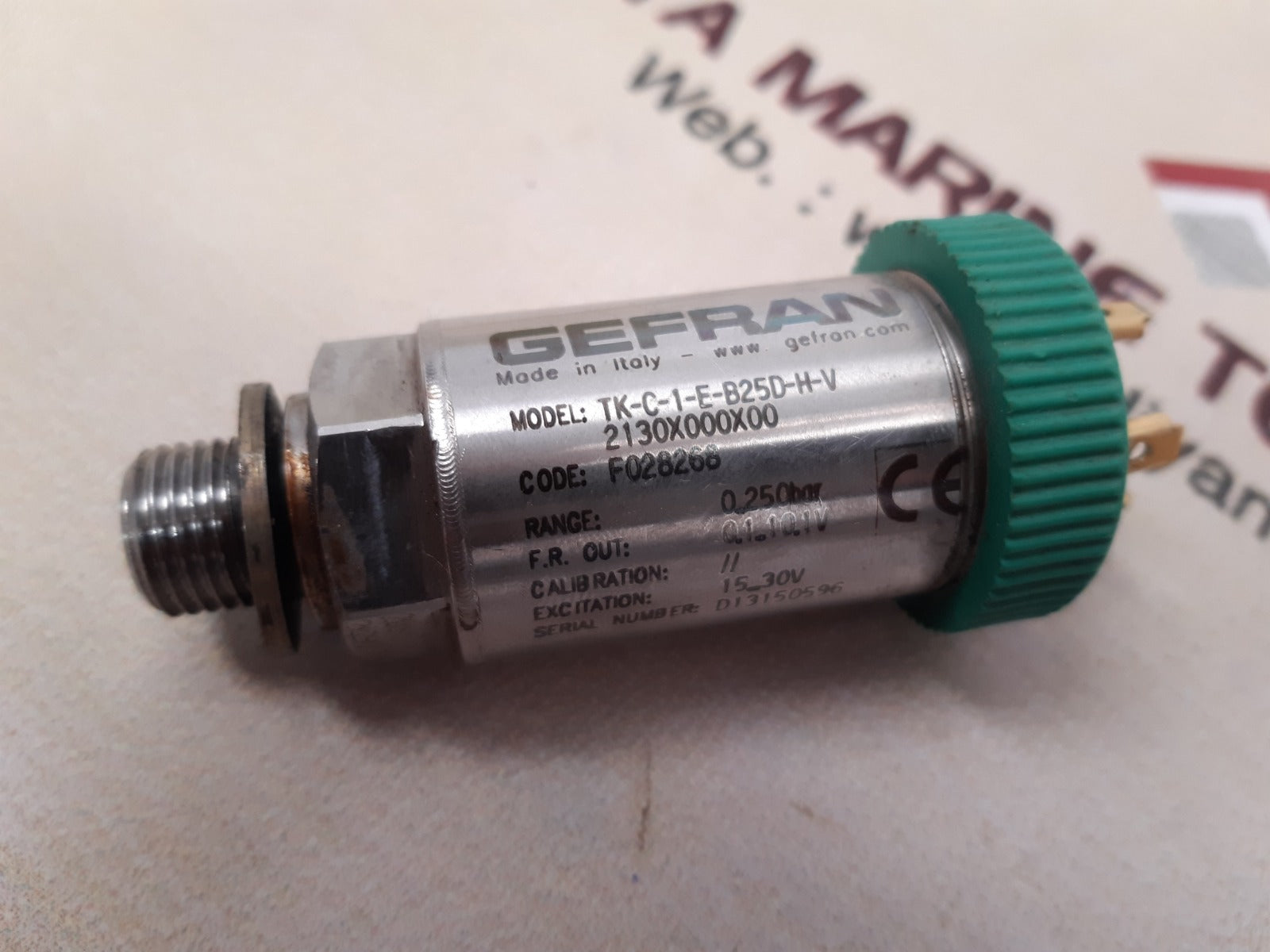 Gefran tk-c-1-e-b25d-h-v pressure switch 2130x000x00