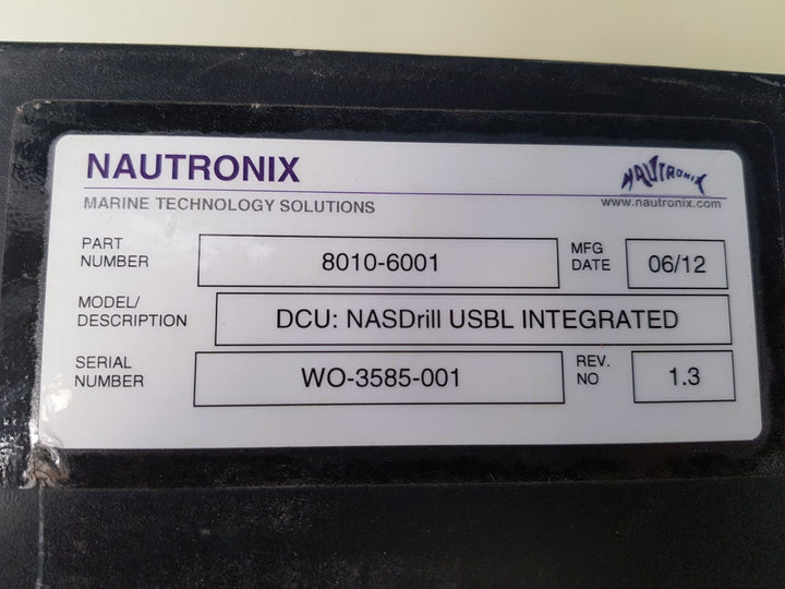 Nautronix 8010-6001 rugged industrial-military panel
