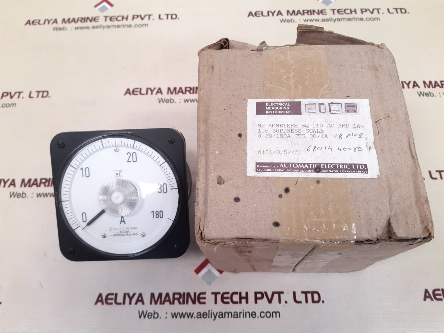 Ae m2-ammeters-sq-110 dc ammeter
