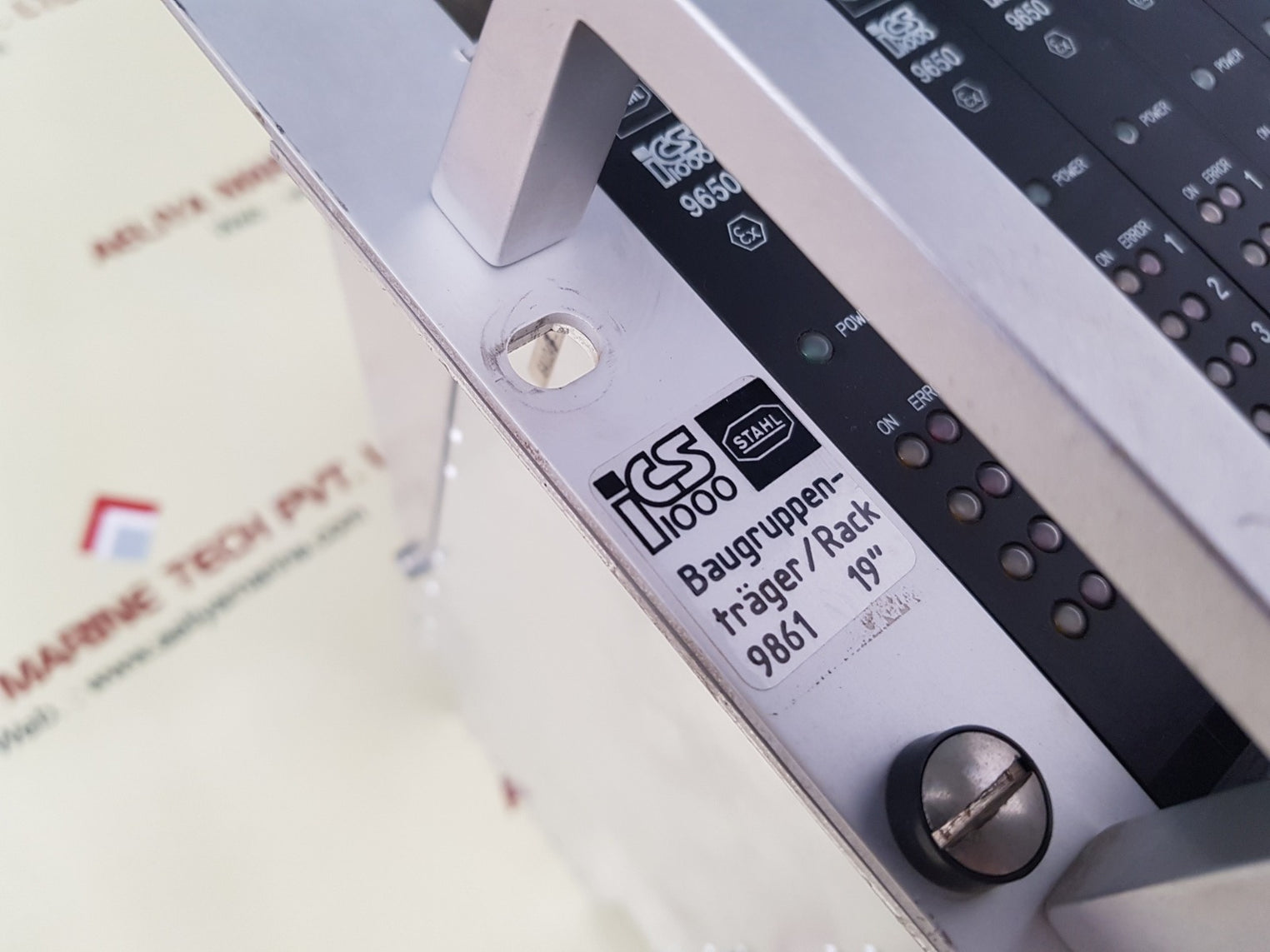 Stahl ics 1000 9650/9615 solenoid drive rack 