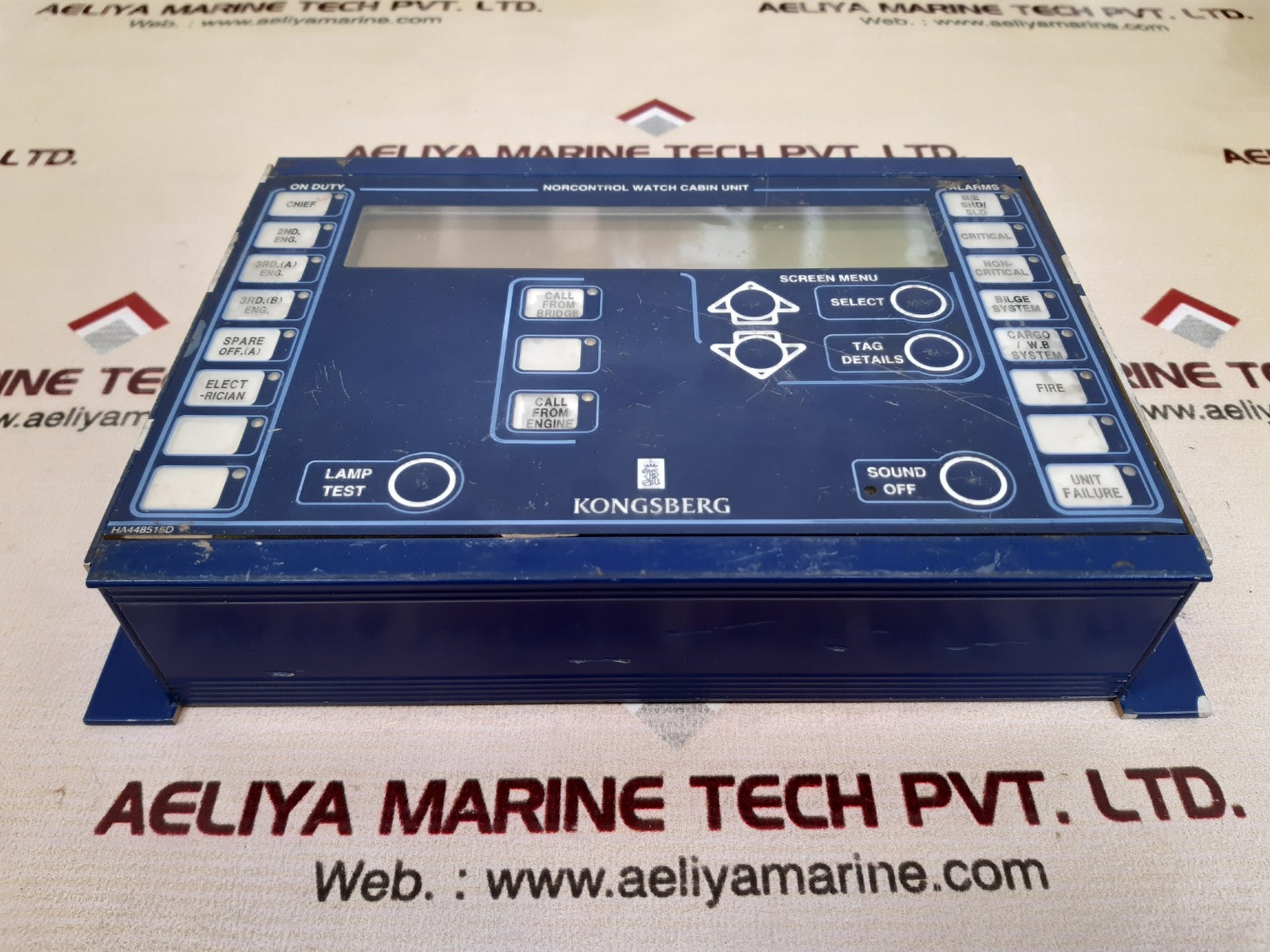 Kongsberg ha448515d norcontrol watch cabin unit 6200364