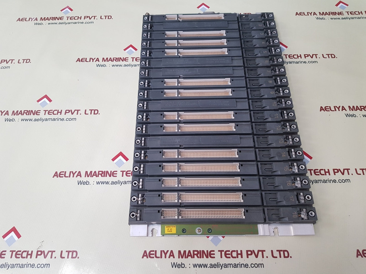 Siemens simatic s7 6es7400-1ta01-0aa0 plc rack