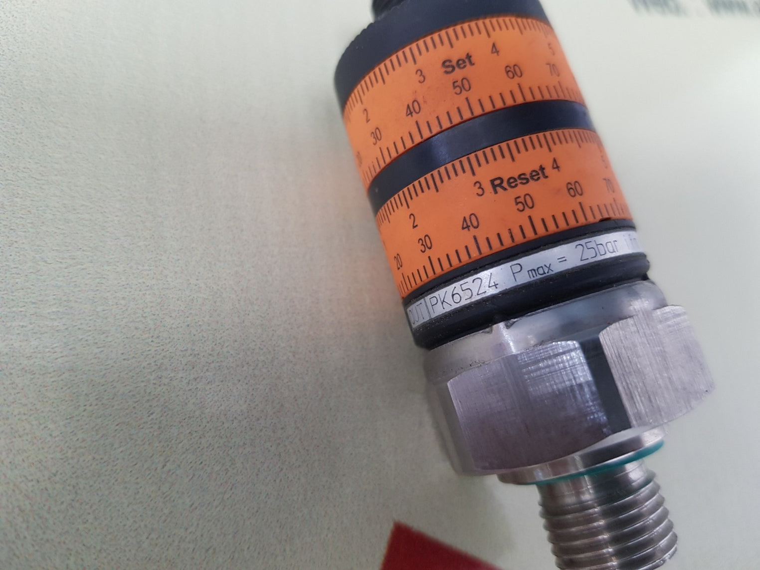 Ifm pk6524 pressure sensor pmax= 25 bar