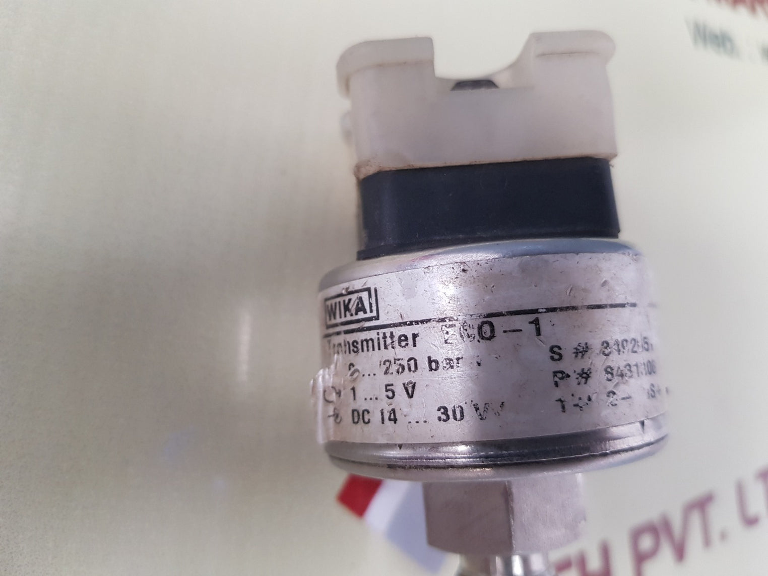 Wika eco-1 pressure transmitter 0...250 bar