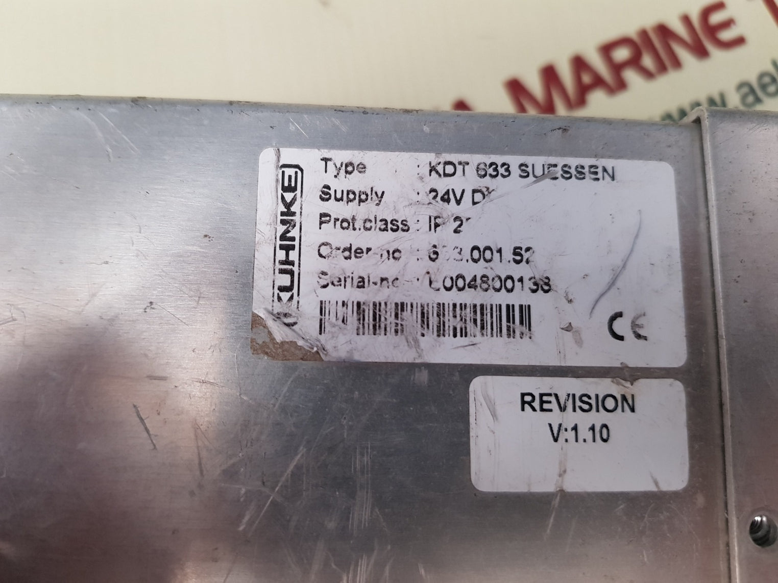 Kuhnke kdt 633 suessen dialog terminal panel