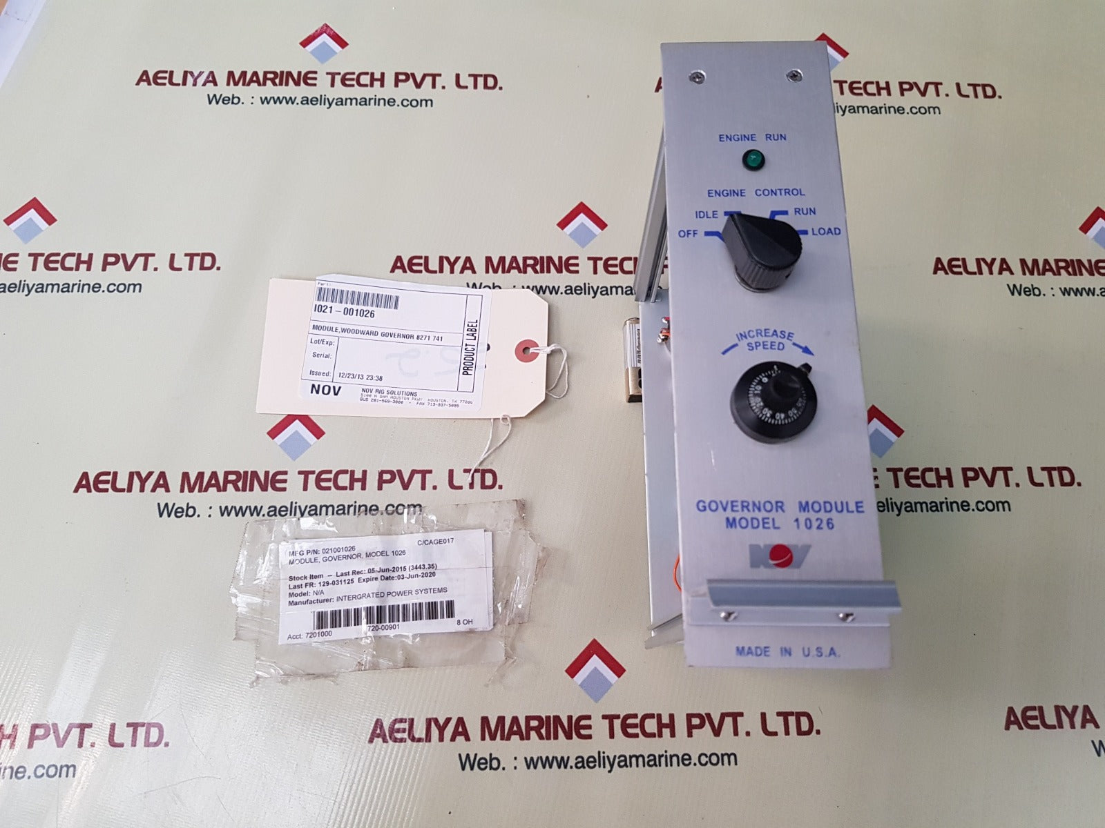 National oilwell varco 1026 governor module 10055821-001