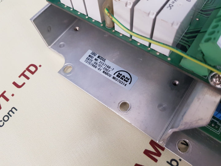 Man b&w 3157168-7 sbu modul 512-a