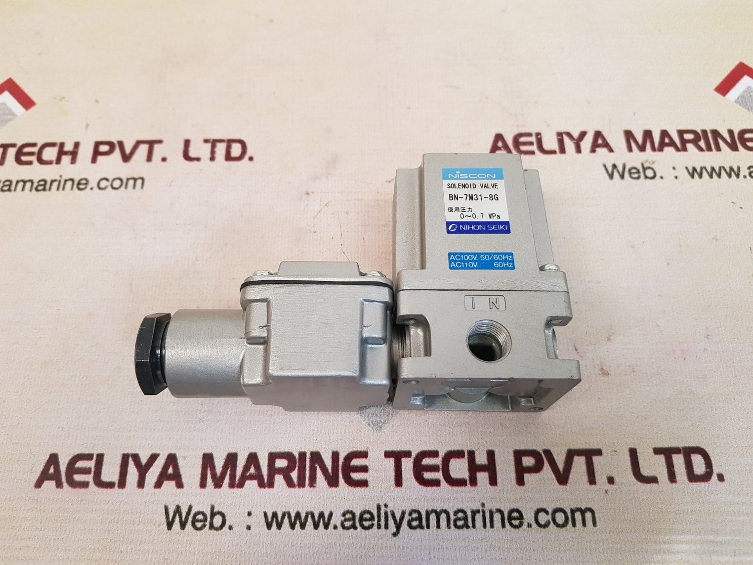 Niscon bn-7m31-8g solenoid valve