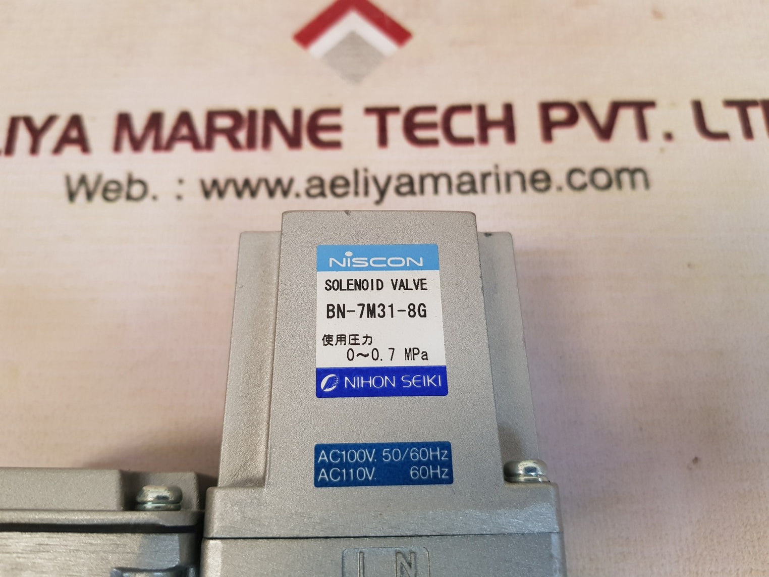 Niscon bn-7m31-8g solenoid valve