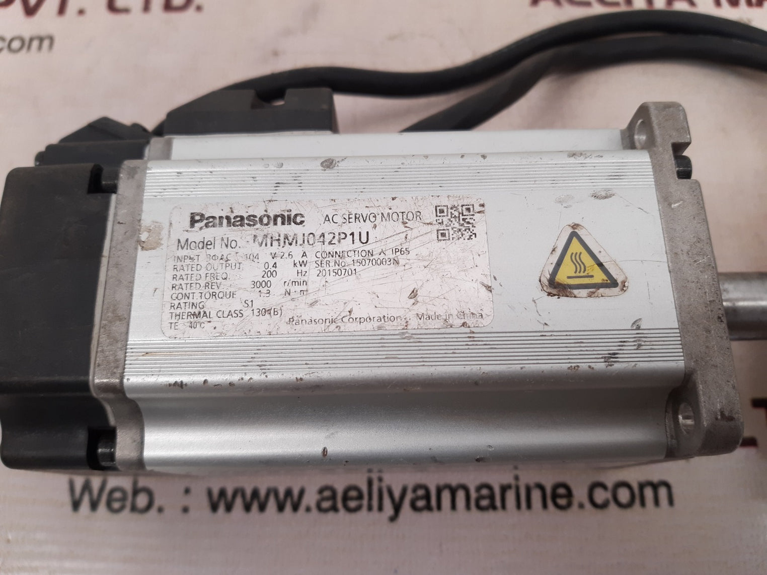 Panasonic mhmj042p1u ac servo motor