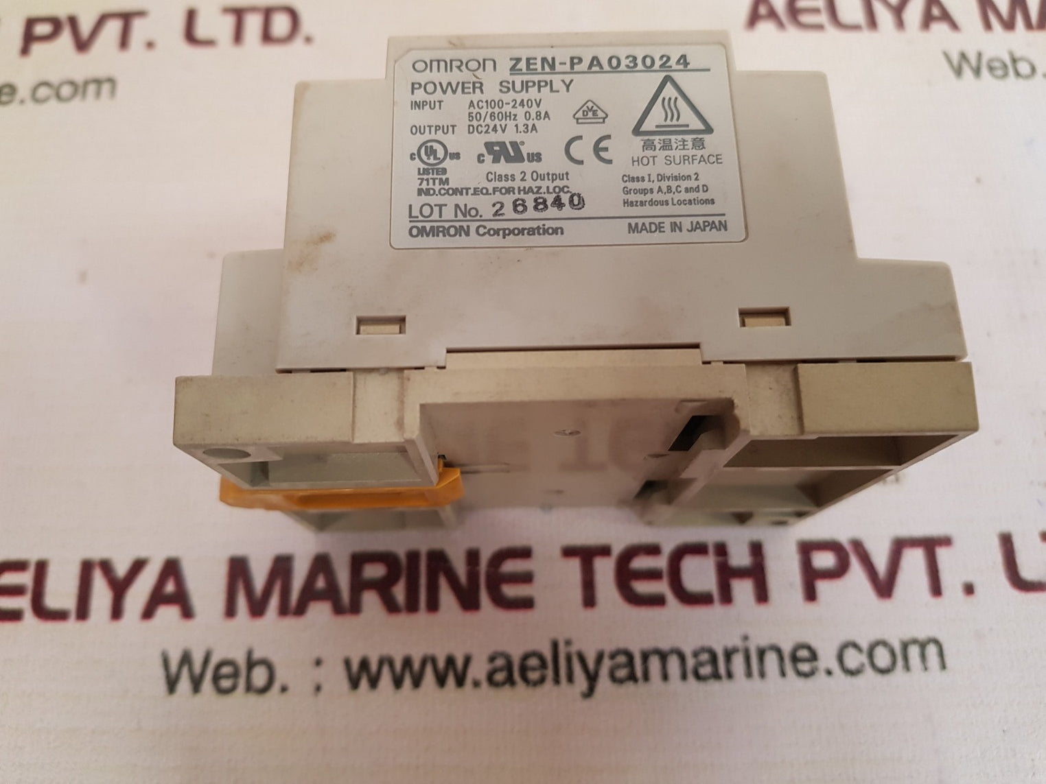 Omron zen-pa03024 power supply module