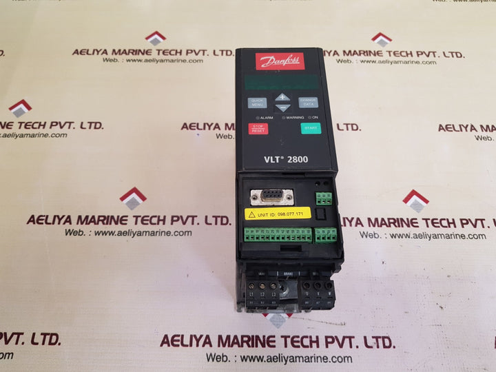 Danfoss vlt 2800 variable speed drive control unit 195n1001 