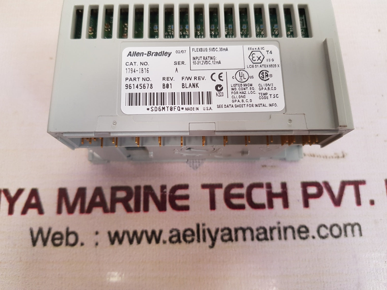 Allen-bradley 1794-ib16 ser.a flex i/o module