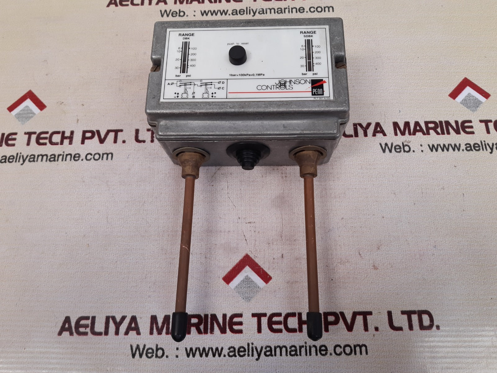 Johnson controls p78plm-9850 dual pressure controller
