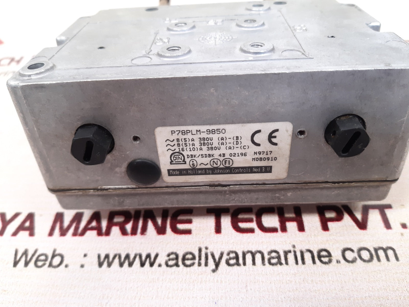 Johnson controls p78plm-9850 dual pressure controller