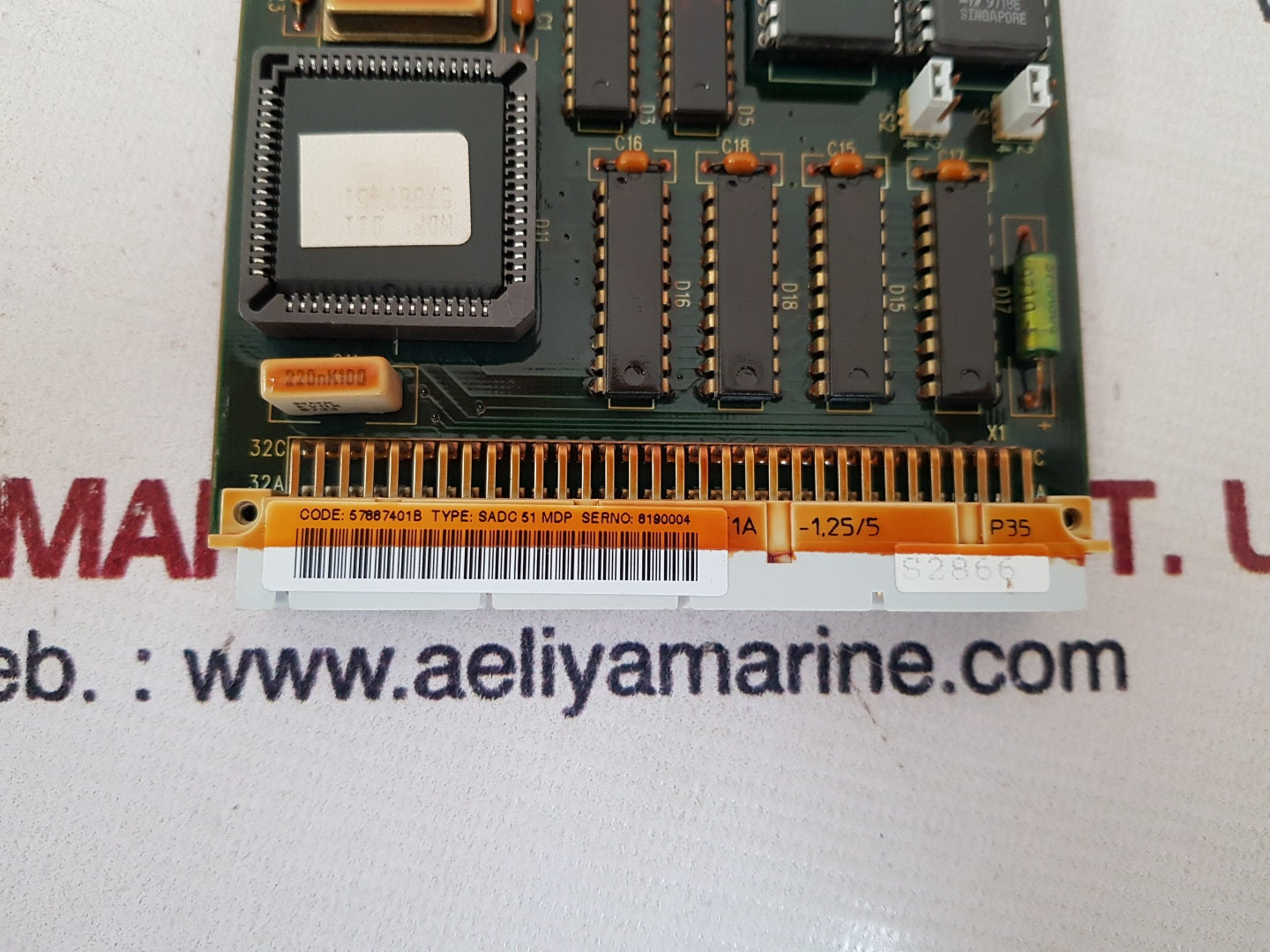 Abb sadc 51 mdp processor modulator card 