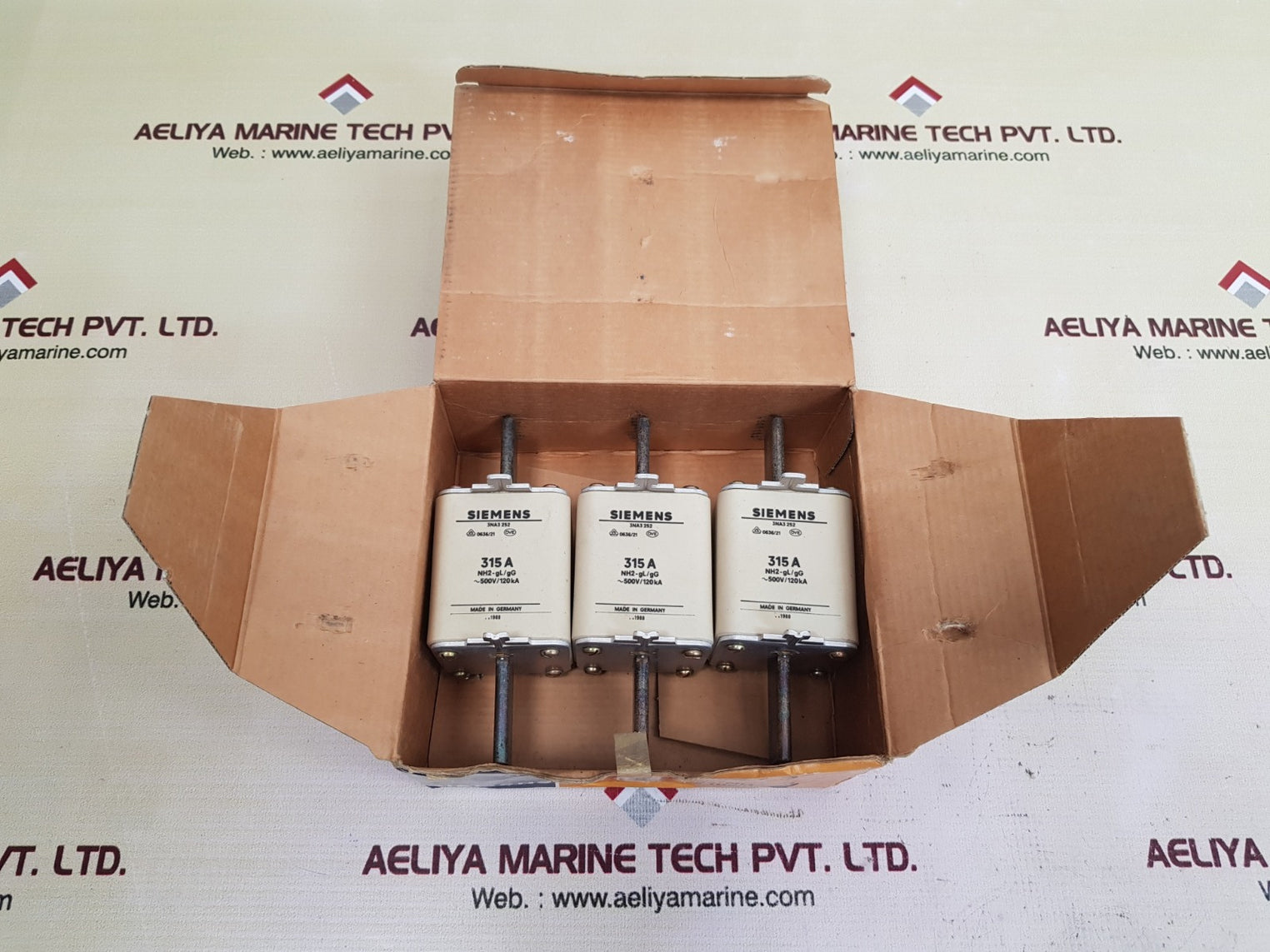 Siemens 3na3 252 nh2-gl/gg hrc-fuse links 315a