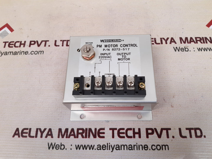 Woodward 8272-517 pm motor control 220vac