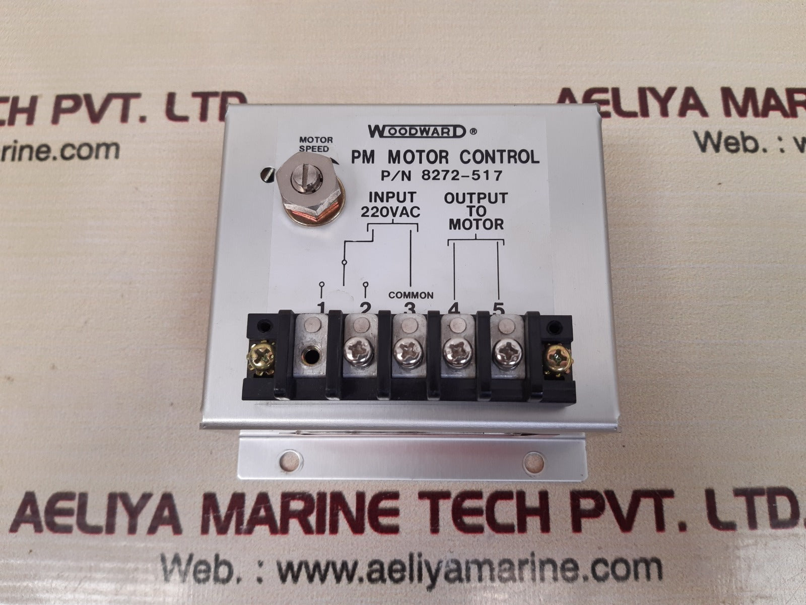 Woodward 8272-517 pm motor control 220vac