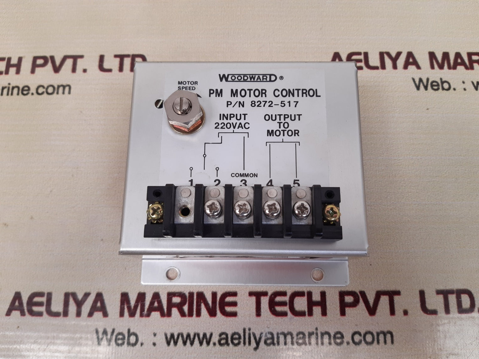 Woodward 8272-517 pm motor control 220vac