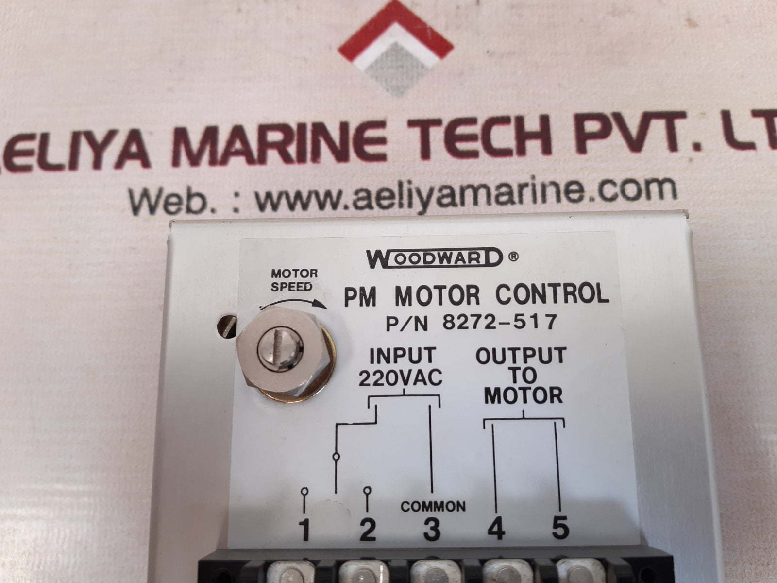 Woodward 8272-517 pm motor control 220vac