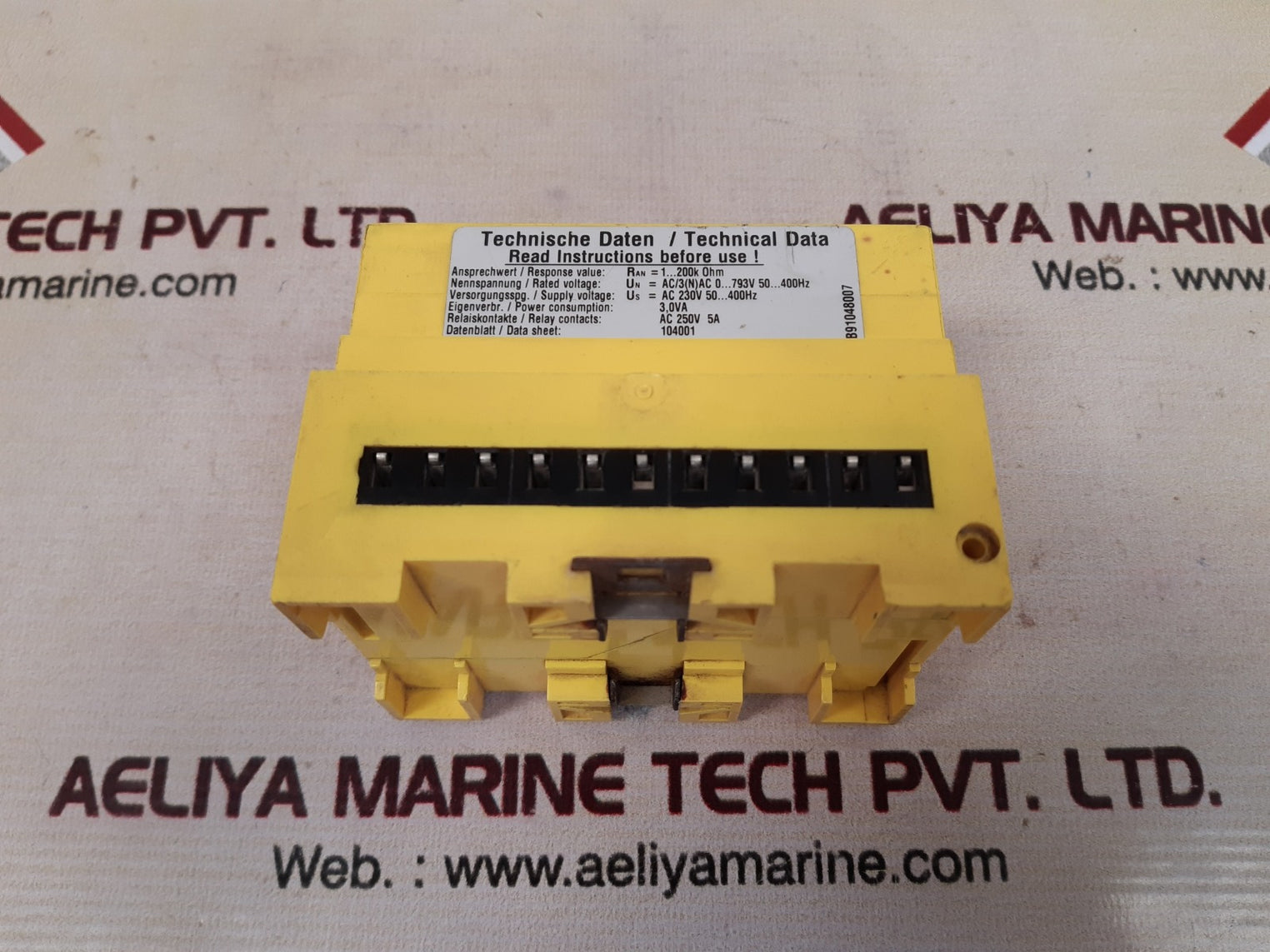 Bender ir470ly-40 insulation monitoring device