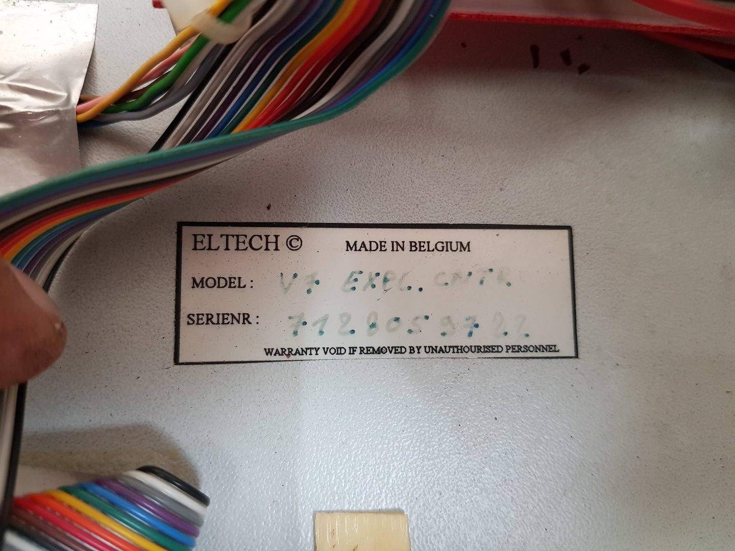 Eltech e 7002 explosion control