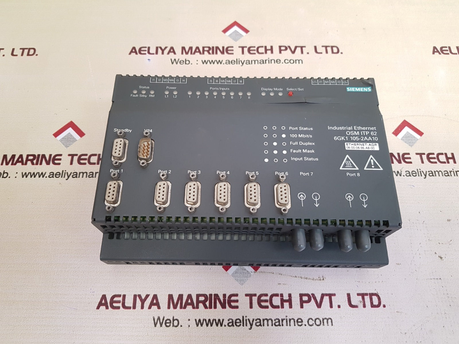 Siemens 6gk1 105-2aa10 osm itp 62 optical switch 