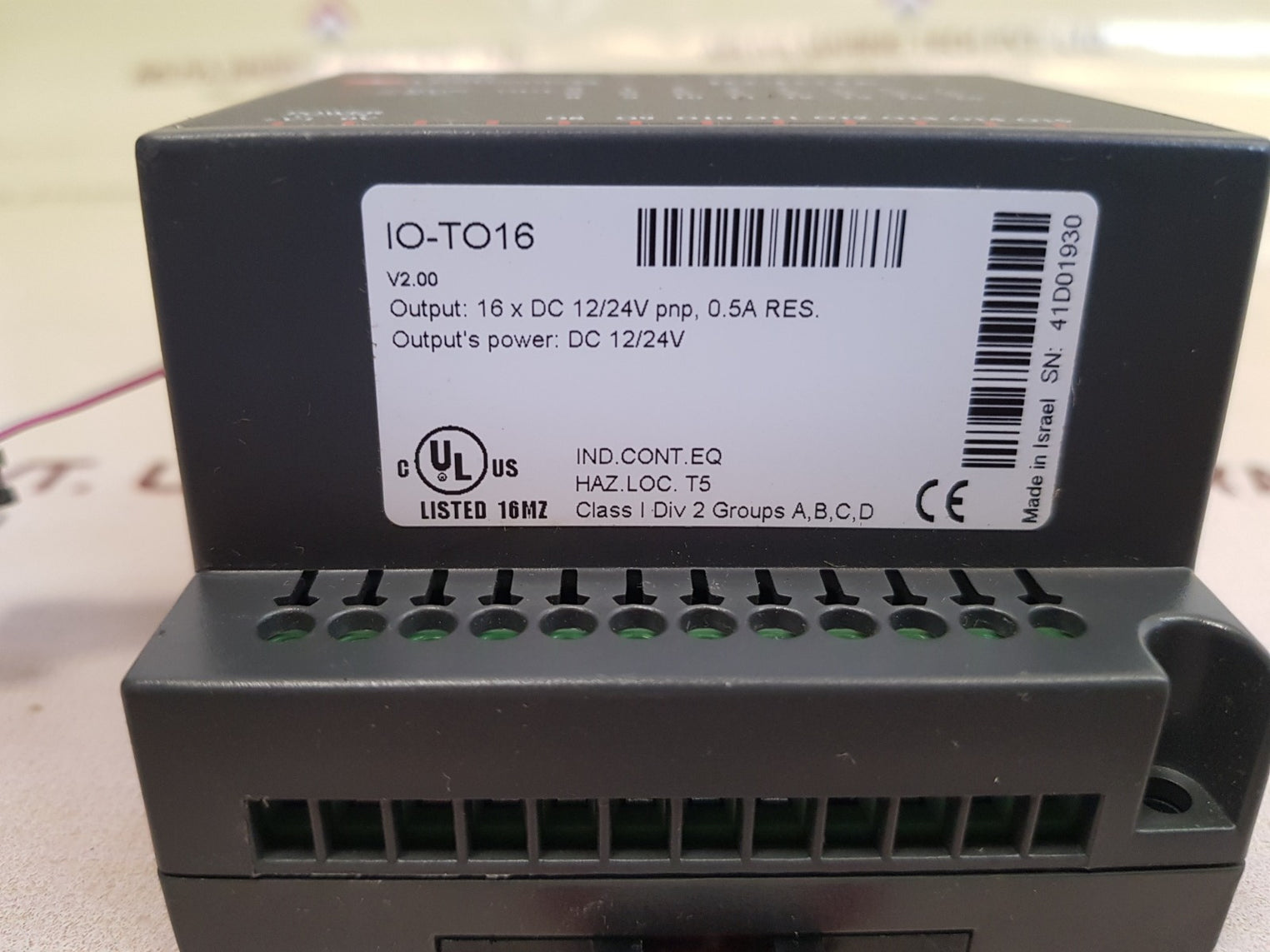 Unitronics io-to16 expansion module