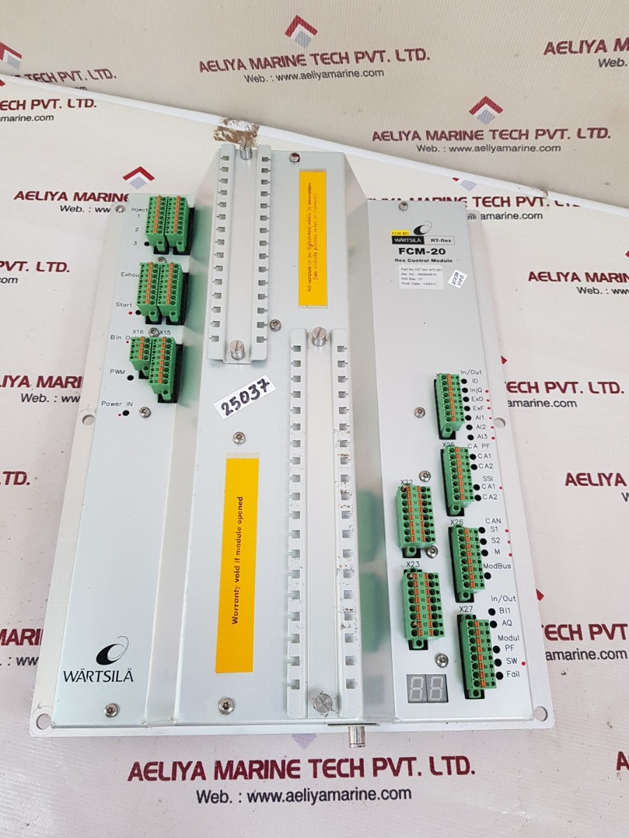 Wartsila fcm-20 flex control module 07 341 473 001 rev.7