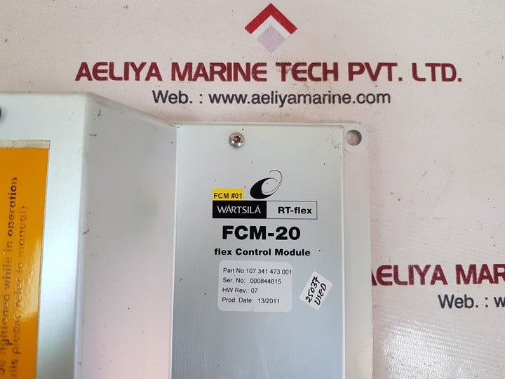 Wartsila fcm-20 flex control module 07 341 473 001 rev.7