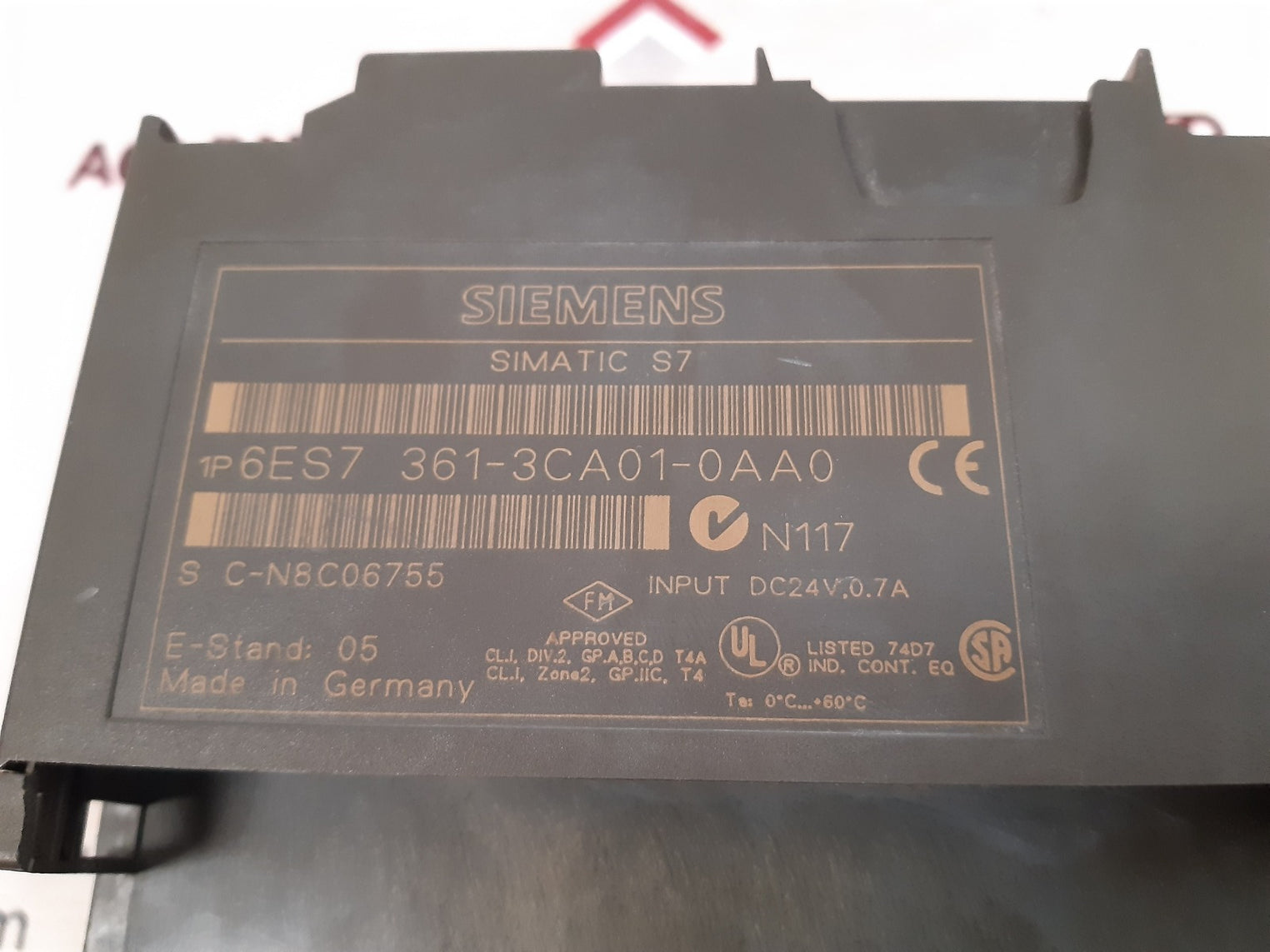 Siemens simatic s7 6es7 361-3ca01-0aa0 module