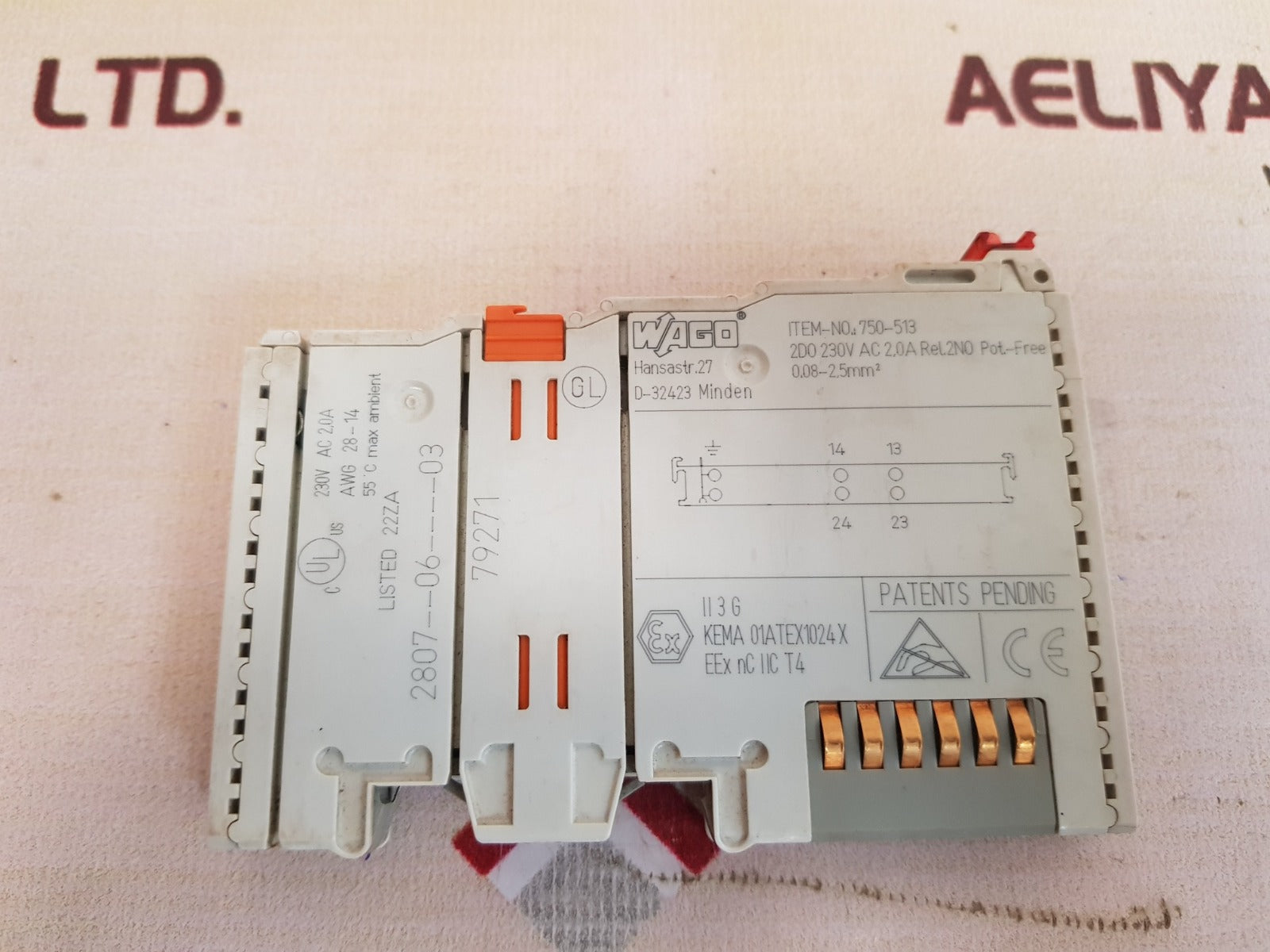 Wago 750-513 relay output module