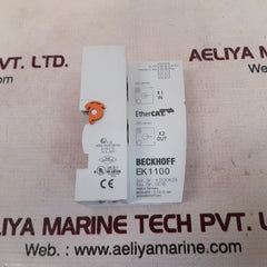 Beckhoff Ek 1100 Ethercat Bus Coupler 24V 55°C