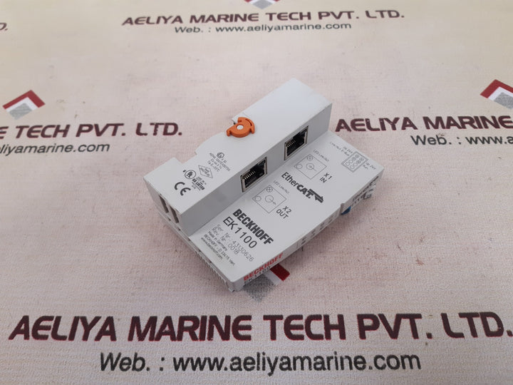Beckhoff Ek 1100 Ethercat Bus Coupler 24V 55°C