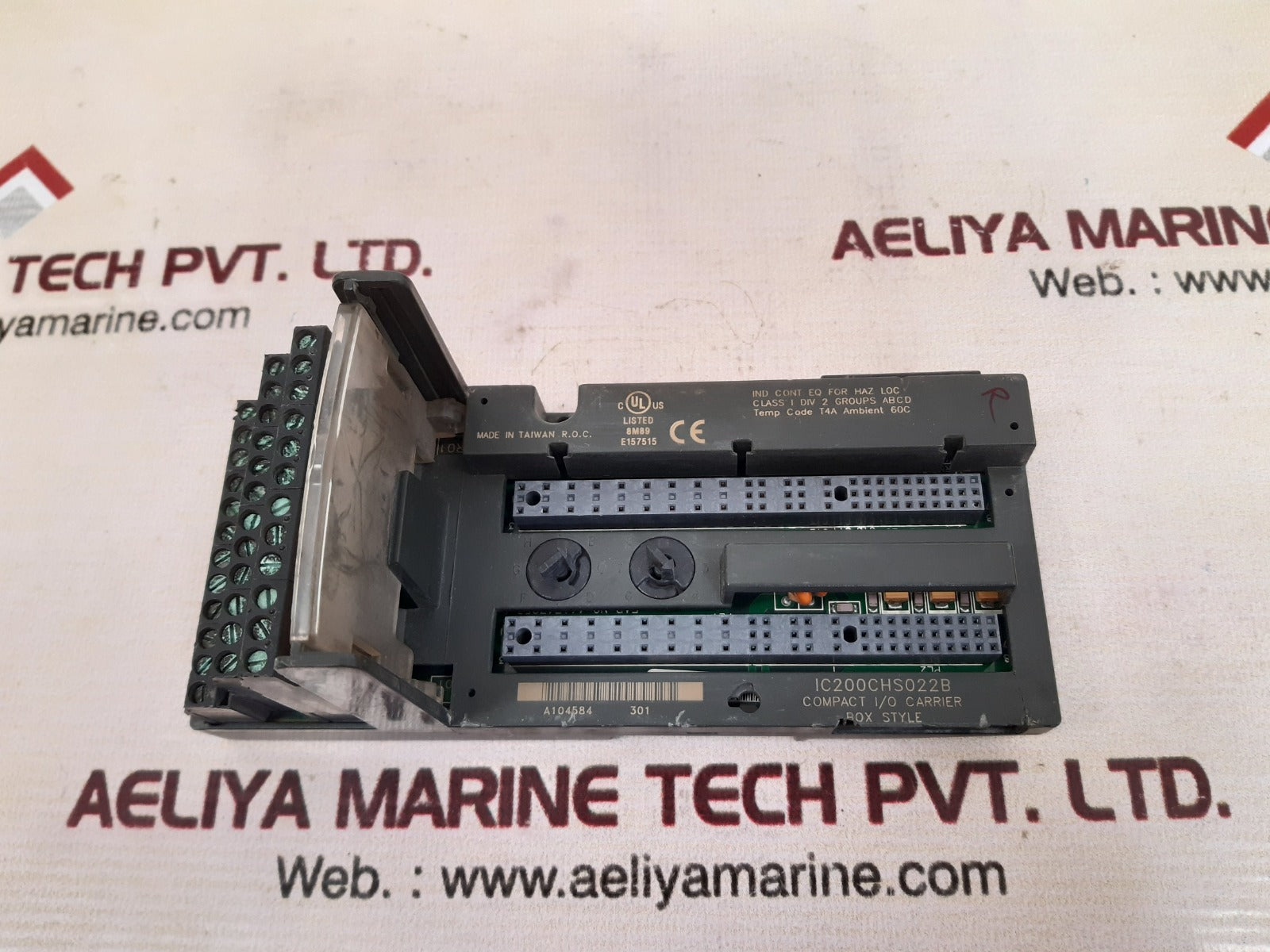 Ge fanuc ic200chs022b compact i/o carrier