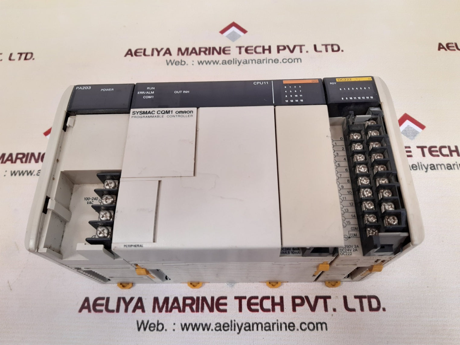 Omron pa203/cpu11/och/oc222 programmable controller