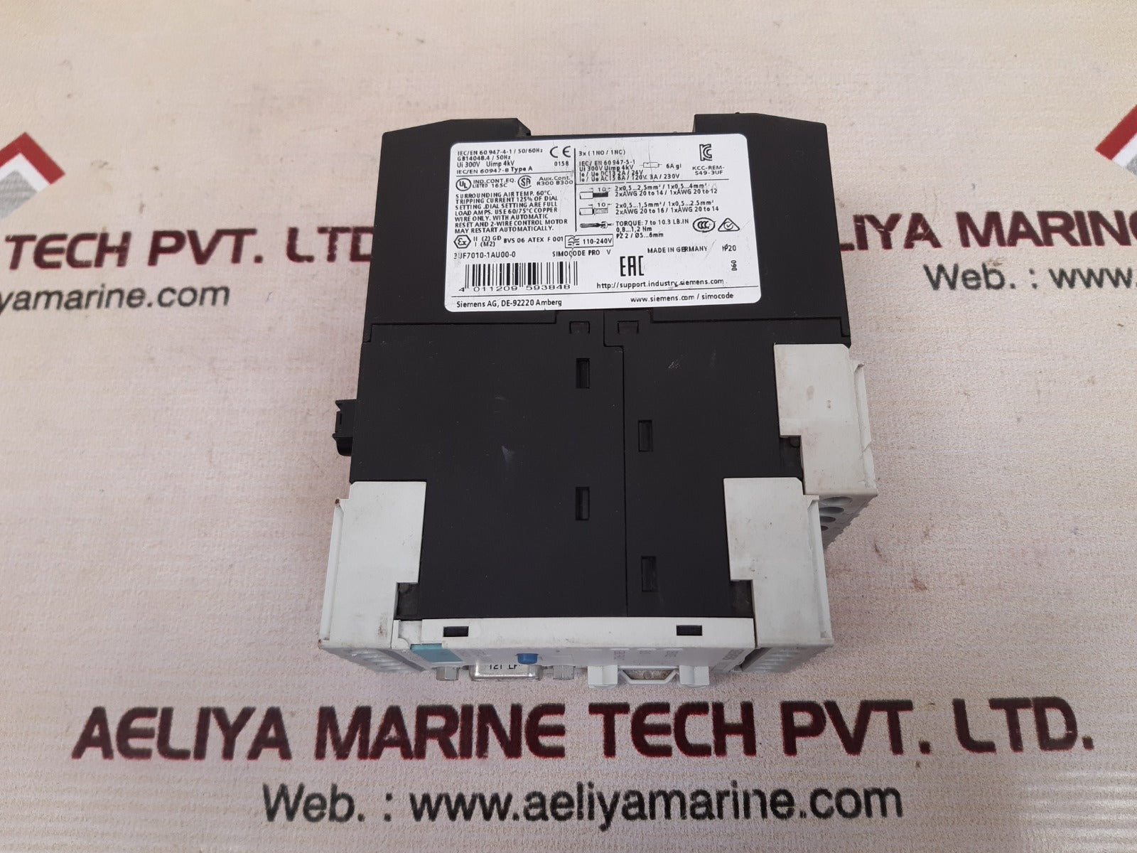 Siemens 3uf7010-1au00-0 relay motor control