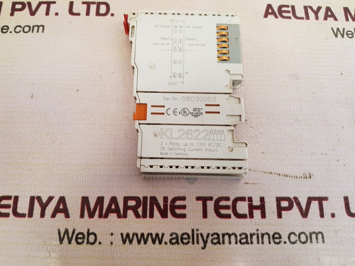 Beckhoff kl2622 2-channel switching current induct
