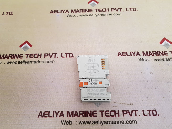 Beckhoff el3054 4-channel analog input terminal module 