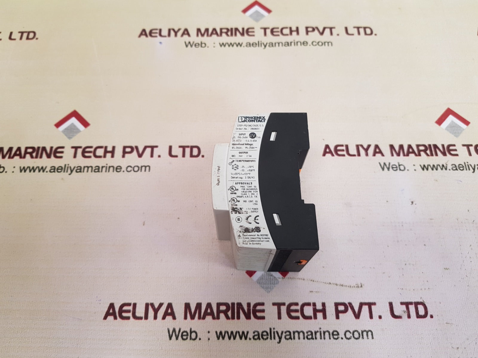 Phoenix contact step-ps/1ac/24dc/2.5 power supply 100-240v