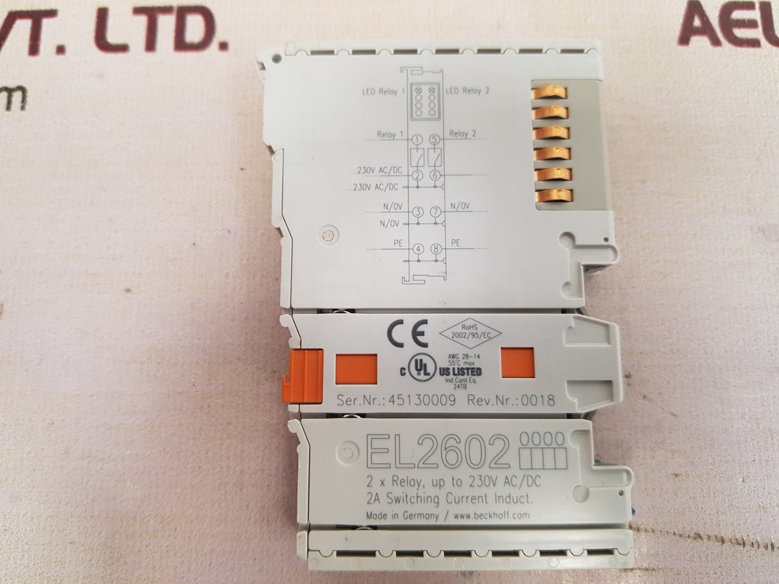 Beckhoff el2602 module 
