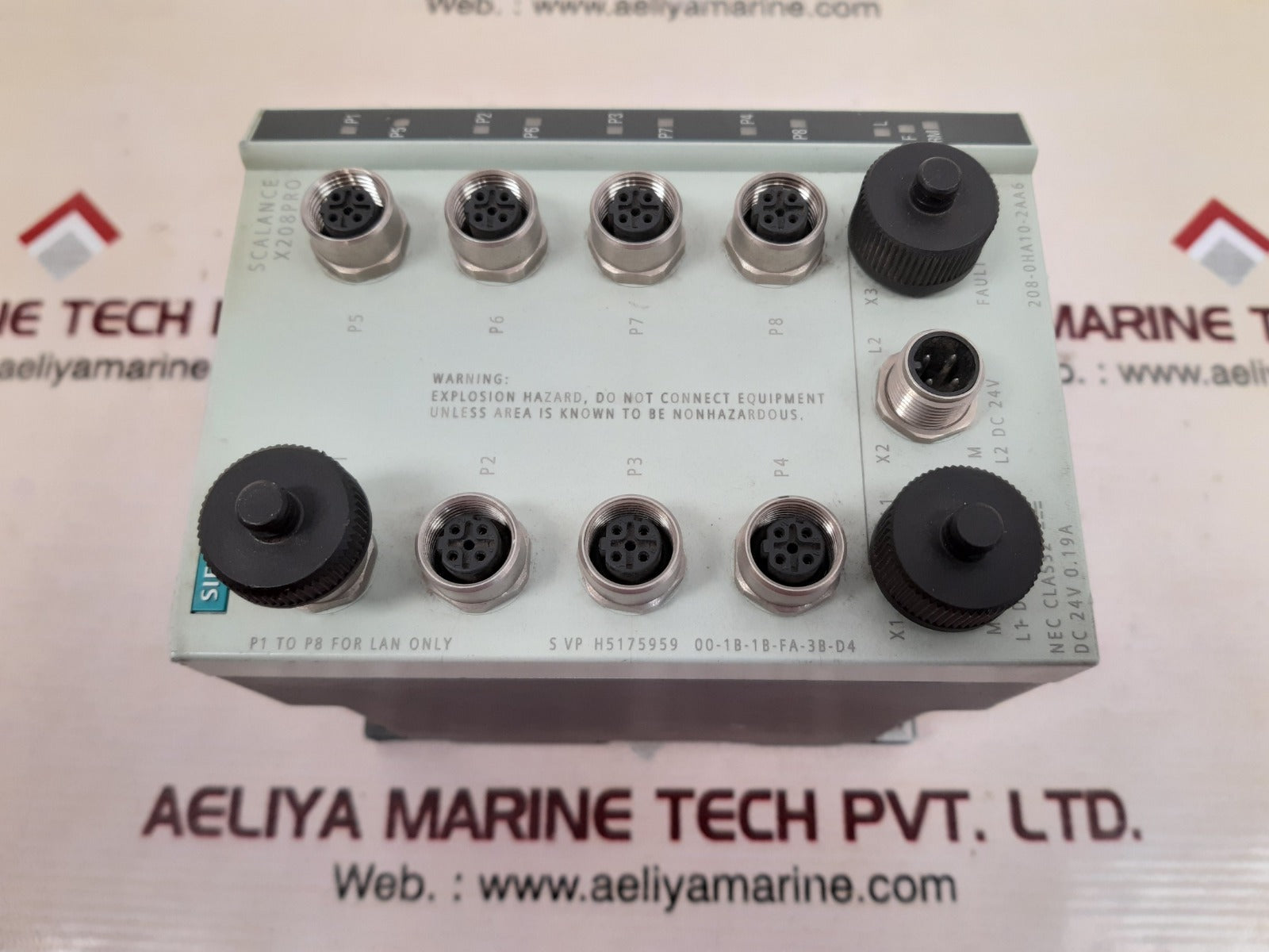 Siemens 6gk5208-0ha10-2aa6 simatic net industrial ethernet switch 
