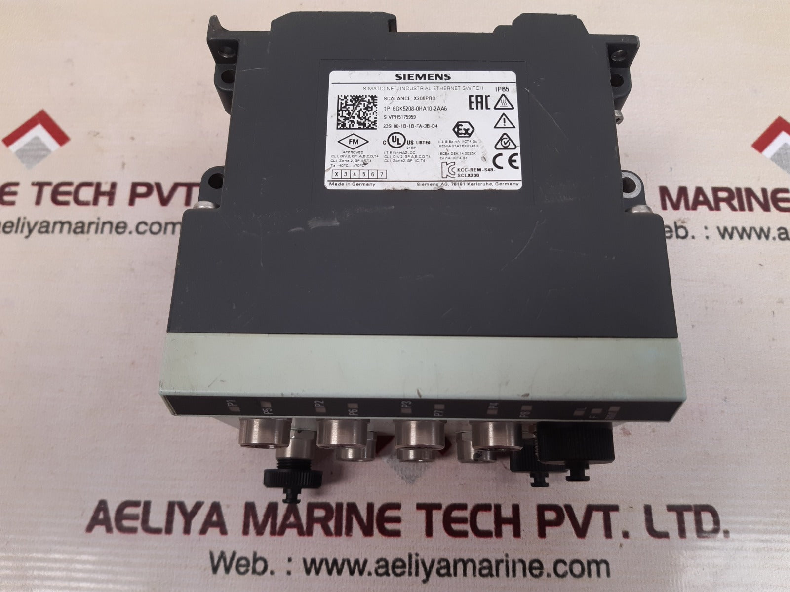 Siemens 6gk5208-0ha10-2aa6 simatic net industrial ethernet switch 