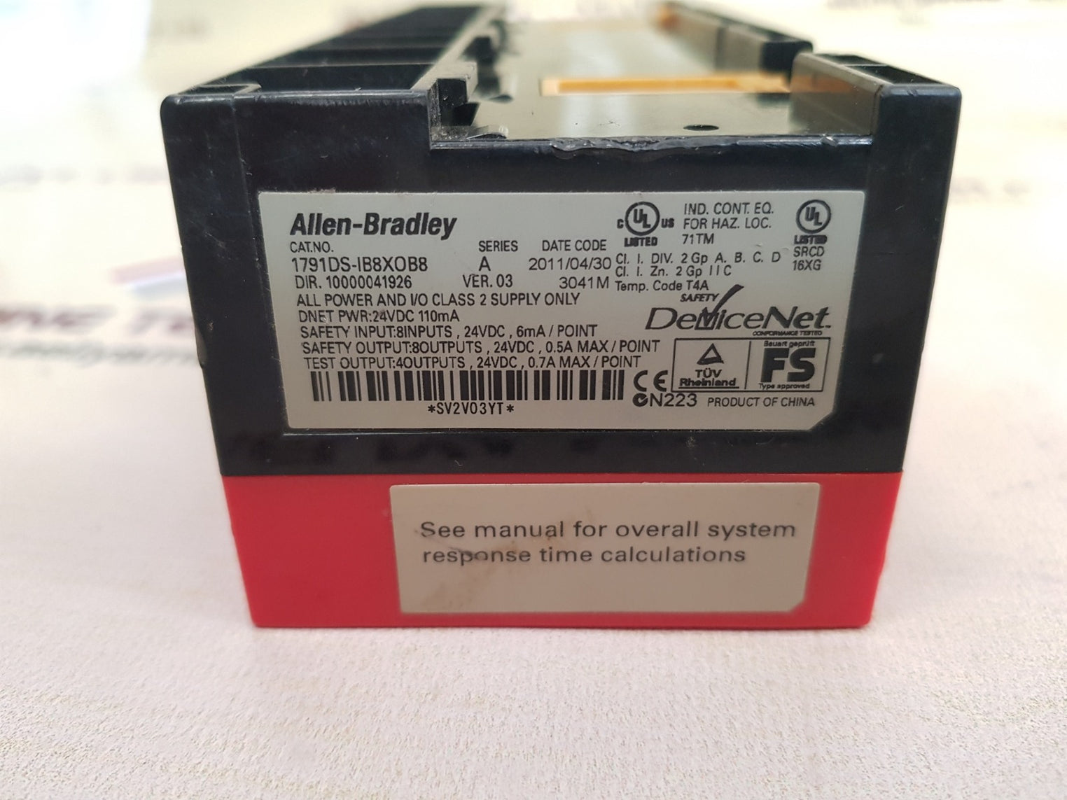Allen-bradley 1791ds-ib8xob8 series a compact block 8 inputs-8 outputs