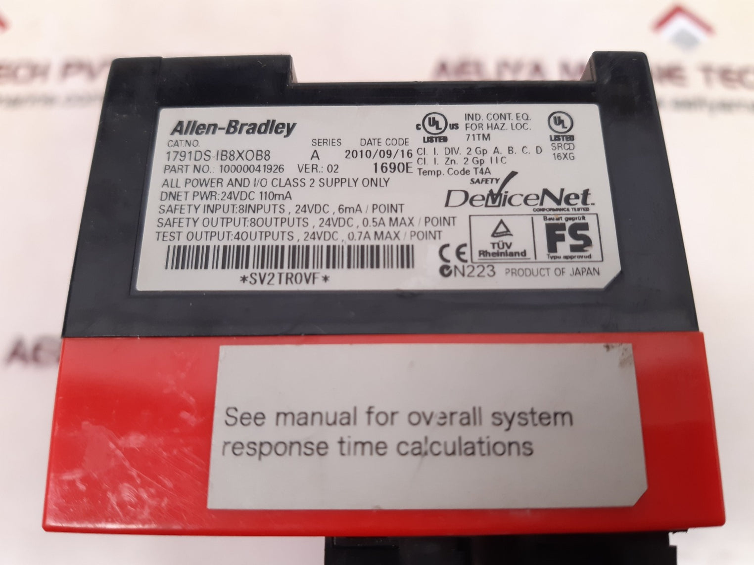 Allen-bradley 1791ds-ib8xob8 compact block safety module