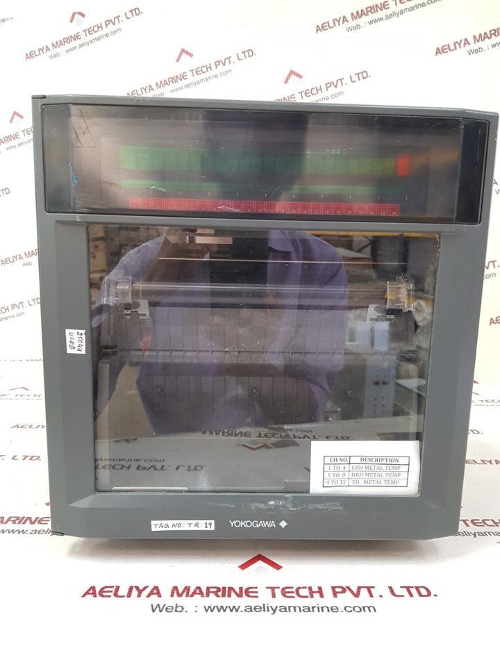 Yokogawa tr-19 100-240v~ 50/60hz temperature indicator