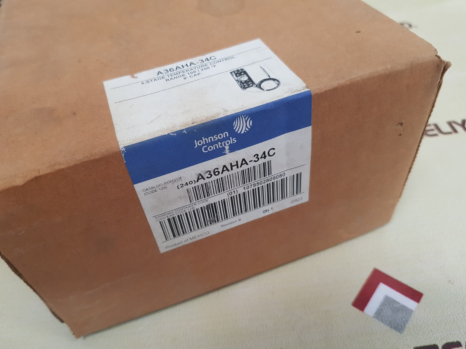 Johnson controls a36aha-34c 4-stage temperature control