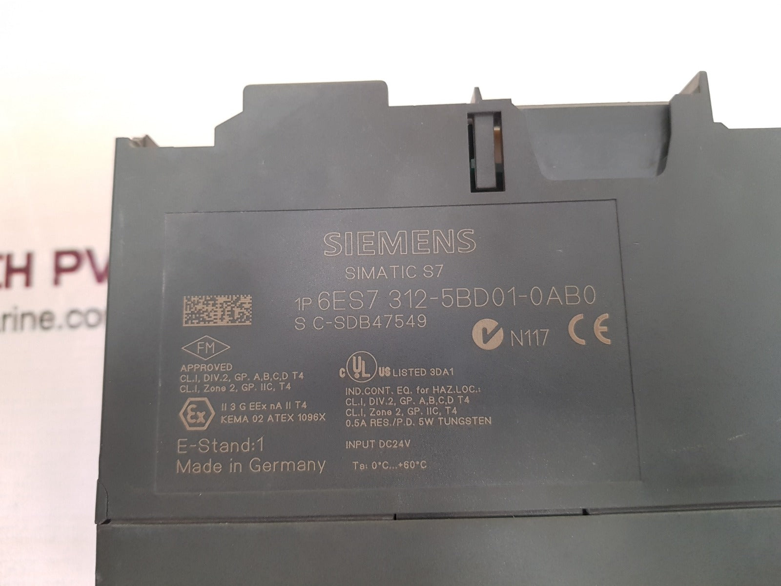 Siemens 6es7 312-5bd01-0ab0 control system